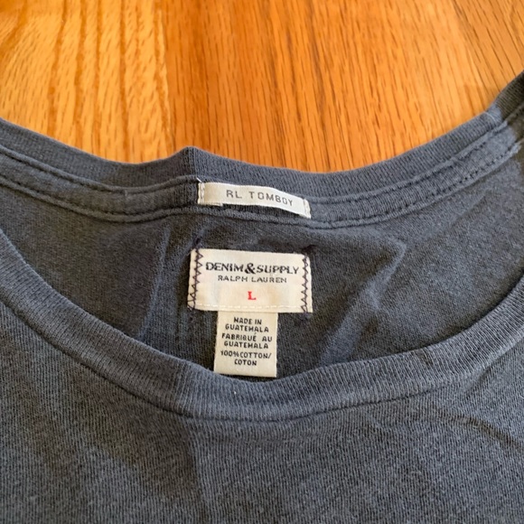 Denim & Supply women’s T-shirt gray size Large - Picture 3 of 3